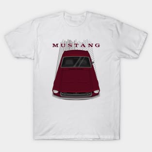 Ford Mustang Fastback 1968 - Royal Maroon T-Shirt